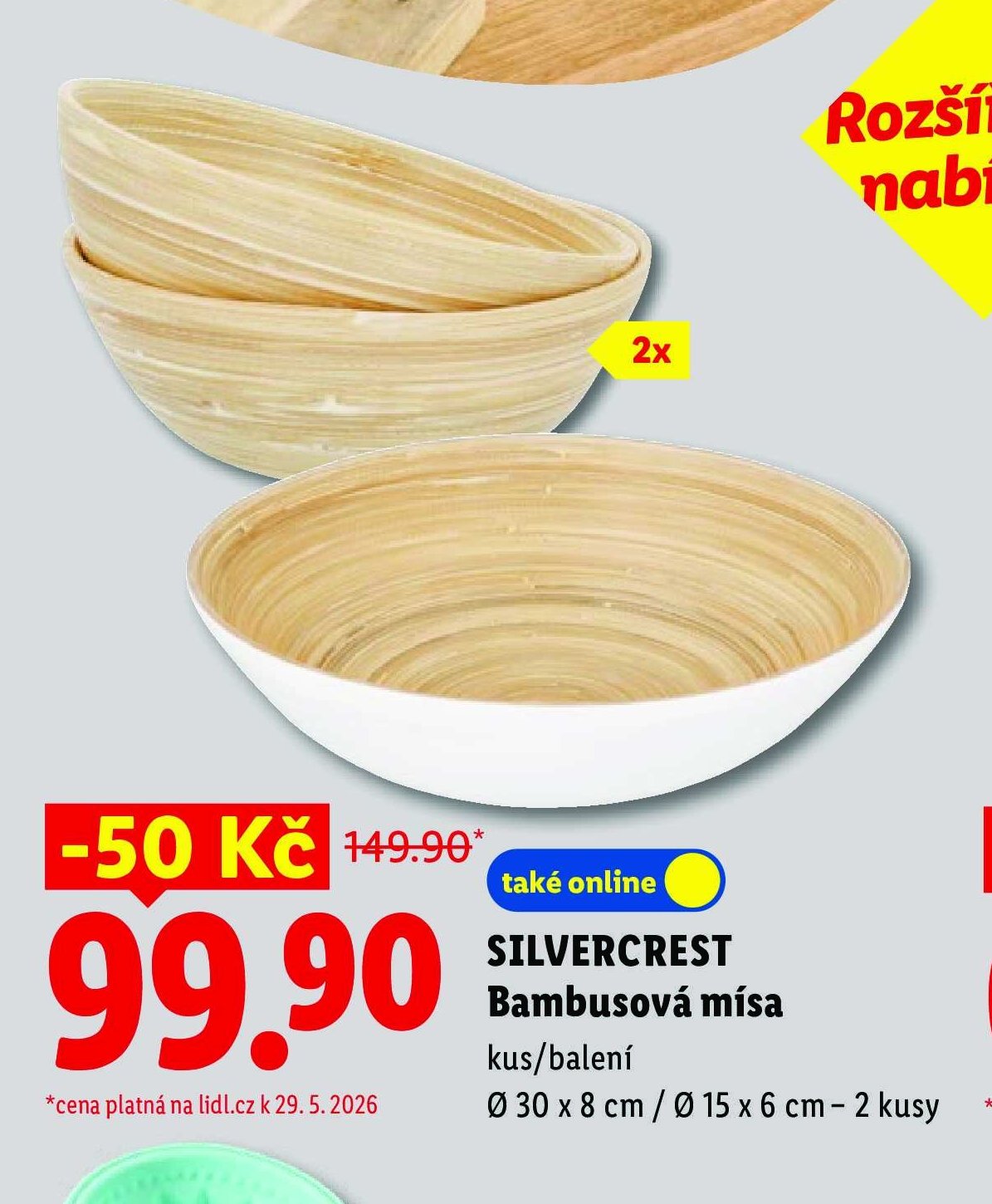 SILVERCREST Bambusová mísa