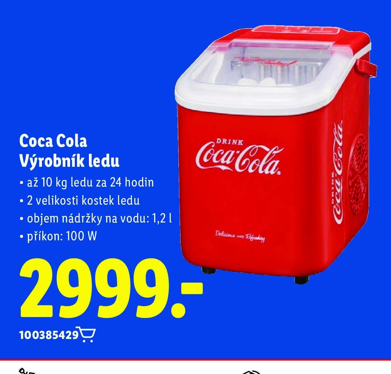 Coca Cola Výrobník ledu