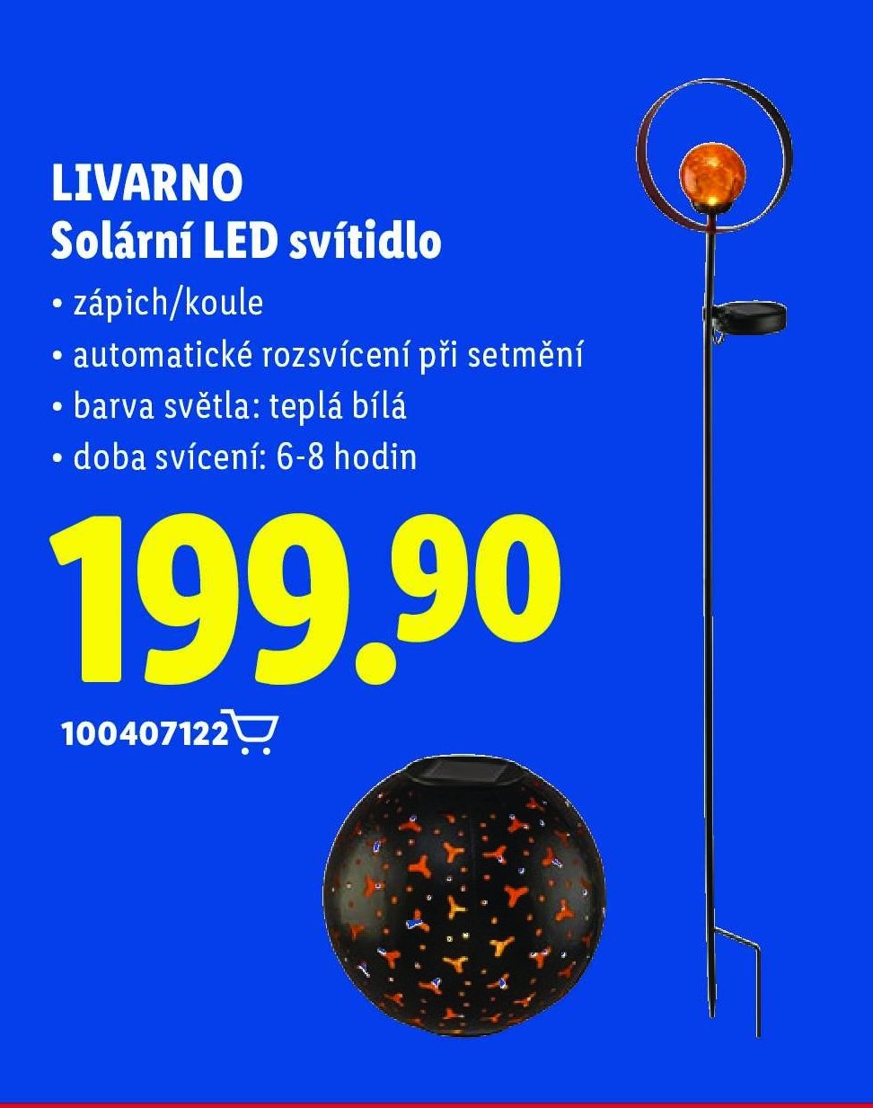 LIVARNO Solární LED svítidlo