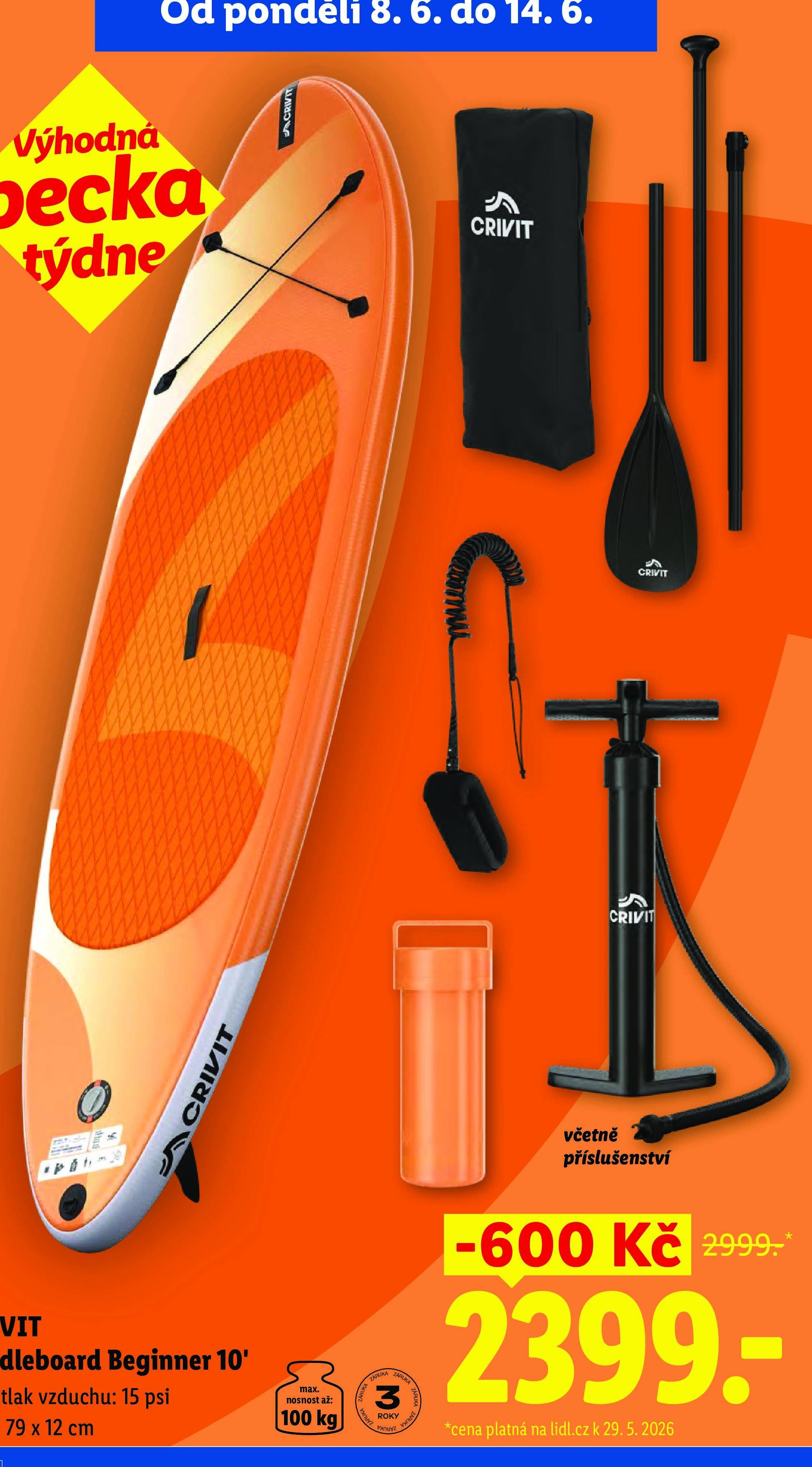 CRIVIT Paddleboard Beginner 10'
