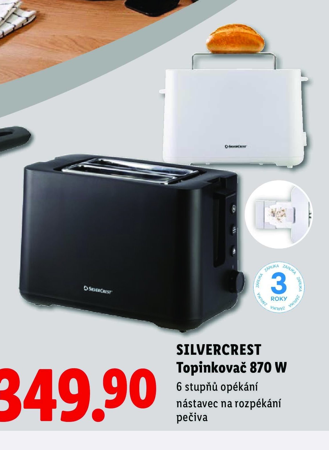 SILVERCREST Topinkovač 870 W