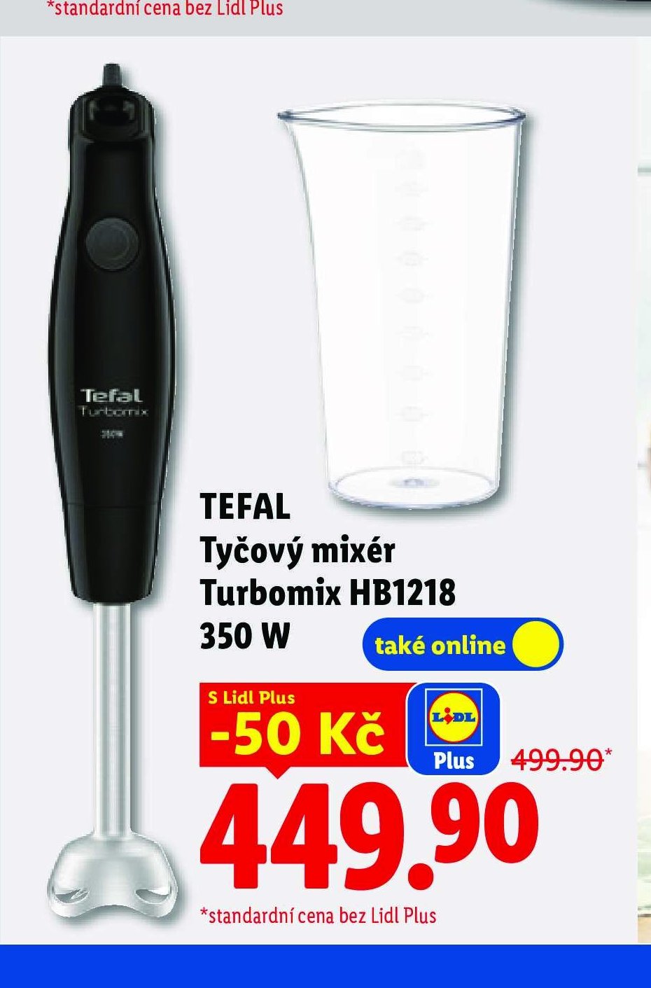 TEFAL Tyčový mixér Turbomix HB1218 350 W