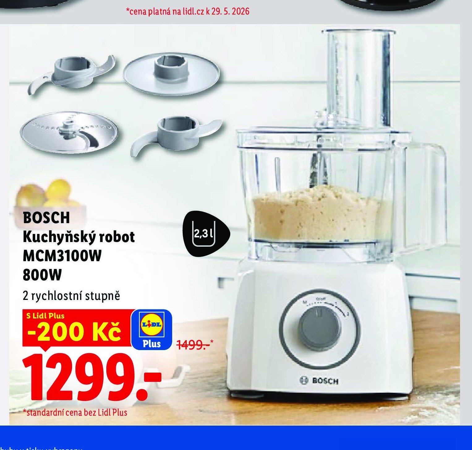 BOSCH Kuchyňský robot MCM3100W 800W