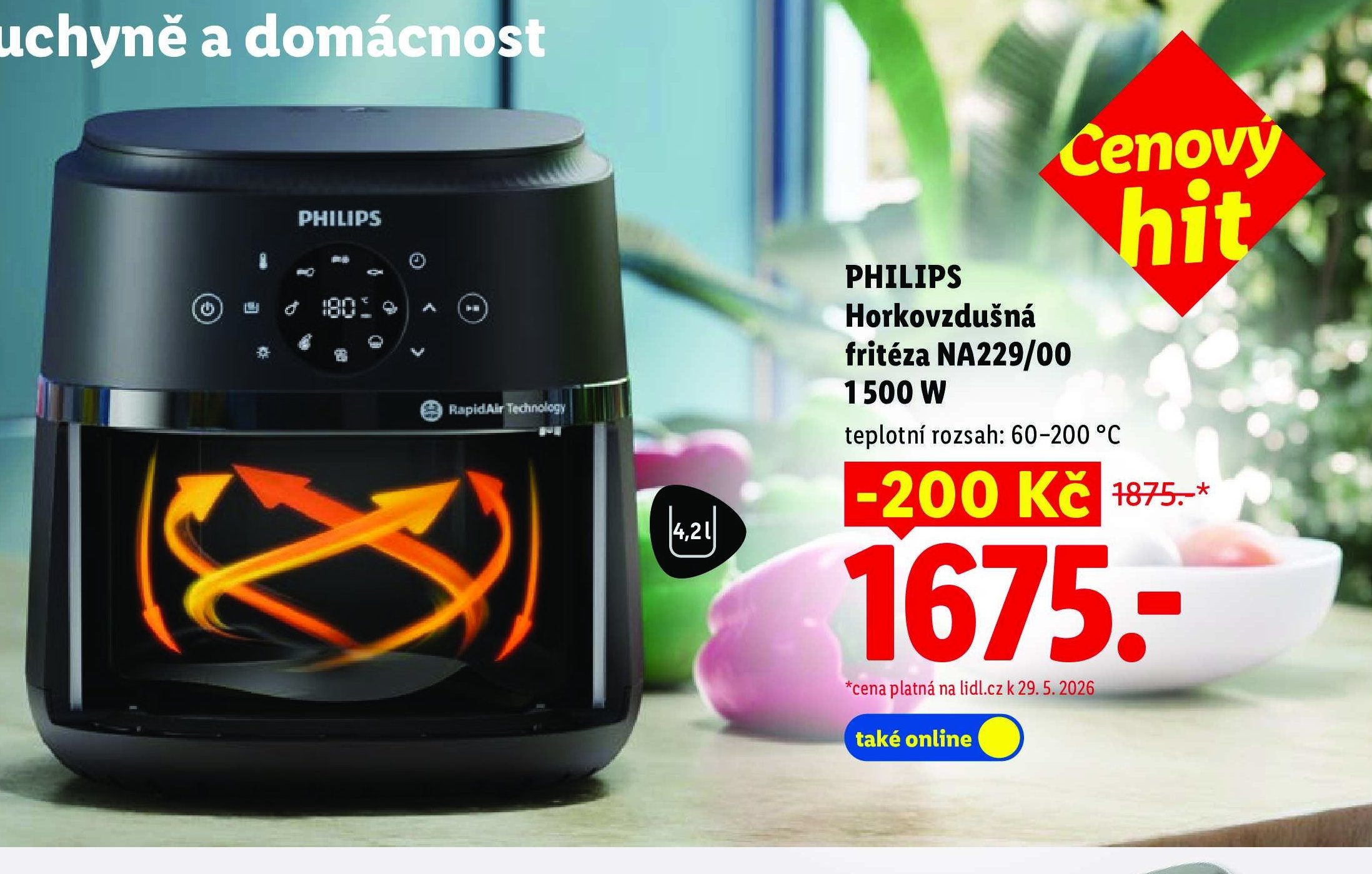 PHILIPS Horkovzdušná fritéza NA229/00