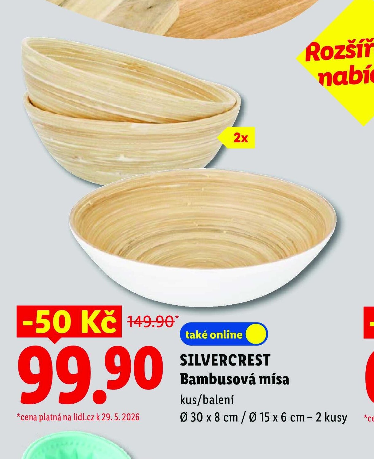 SILVERCREST Bambusová mísa