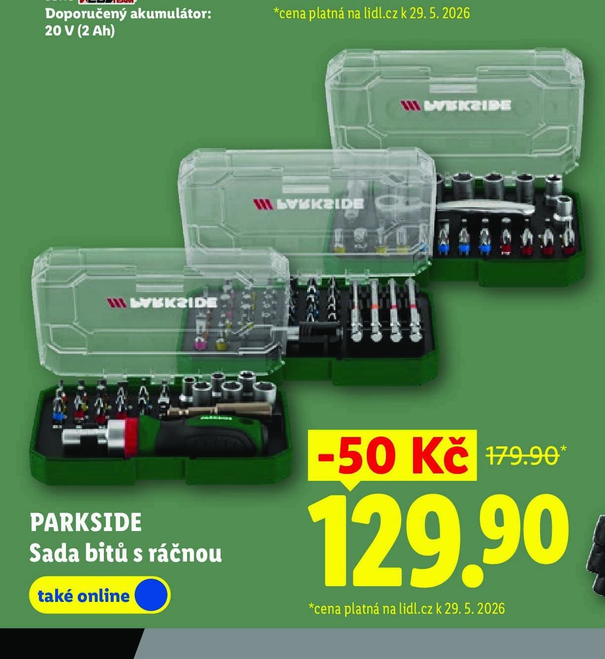 PARKSIDE Sada bitů s ráčnou