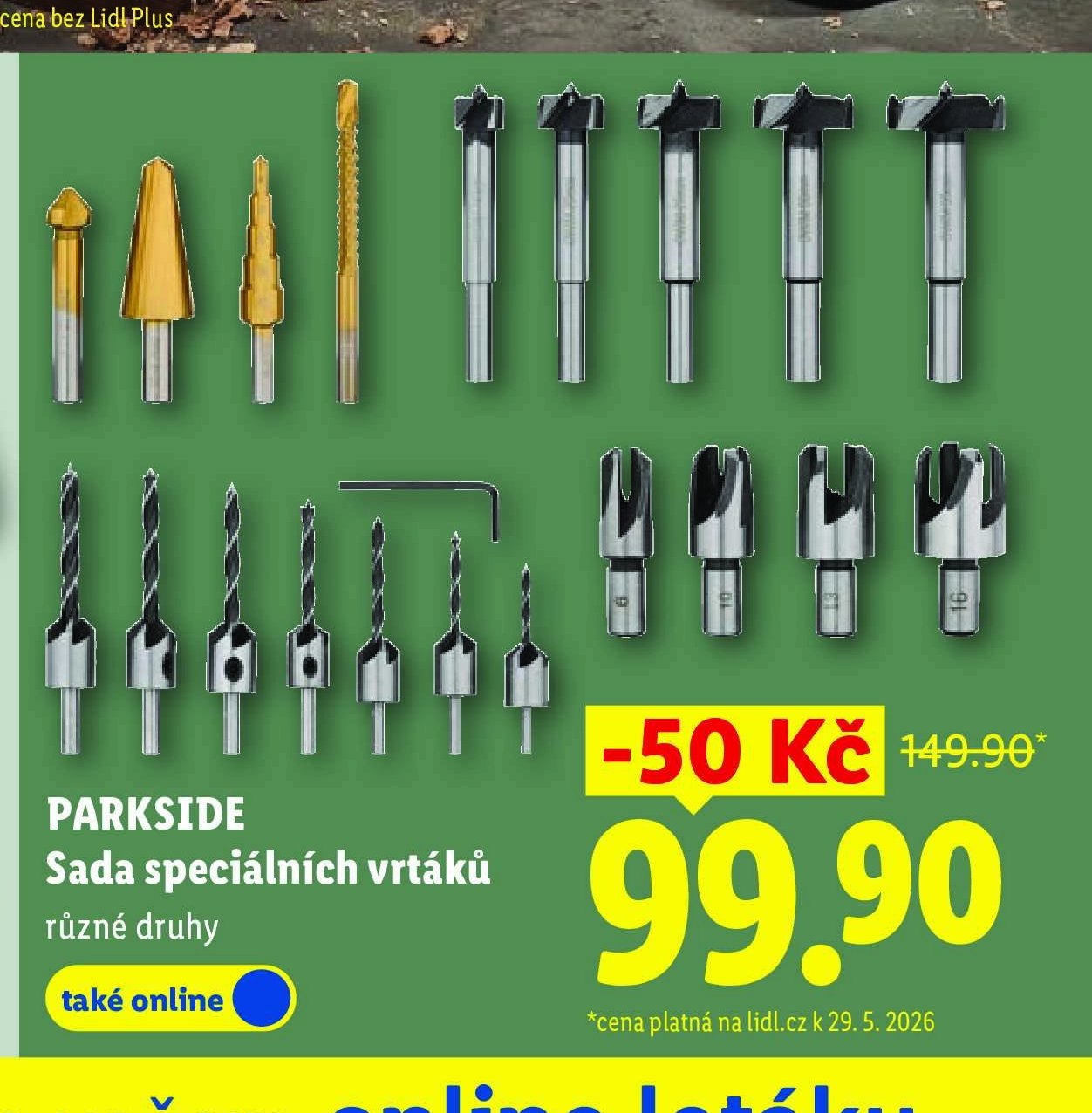 PARKSIDE Sada speciálních vrtáků