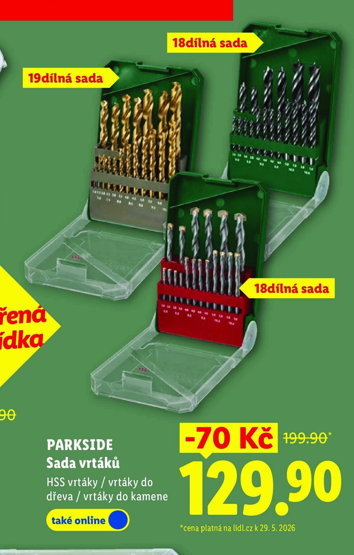 PARKSIDE Sada vrtáků