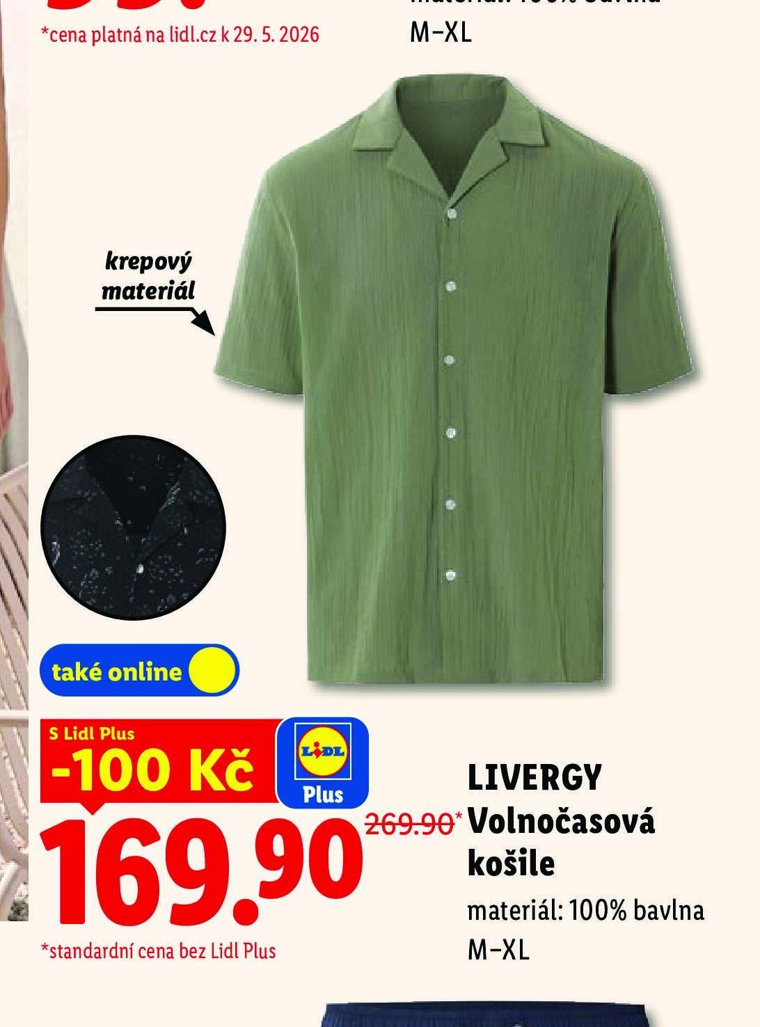 LIVERGY Volnočasová košile
