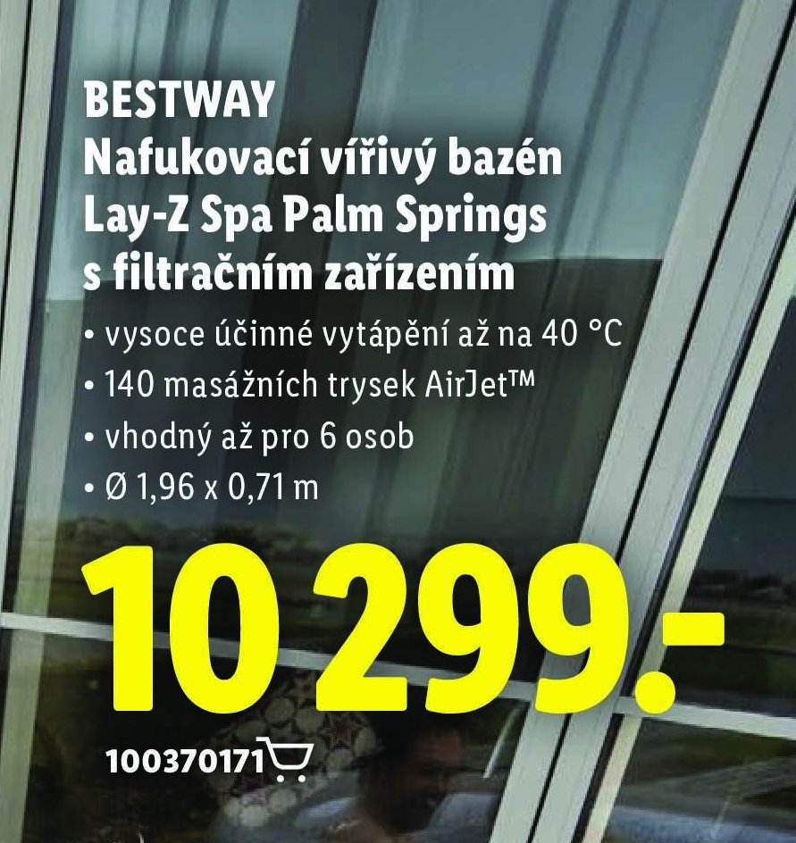 Bestway Nafukovací vířivý bazén Lay-Z Spa Palm Springs