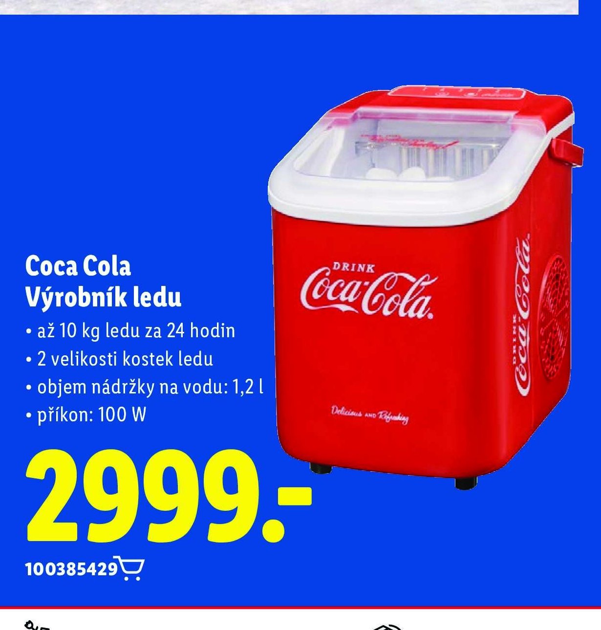 Coca Cola Výrobník ledu