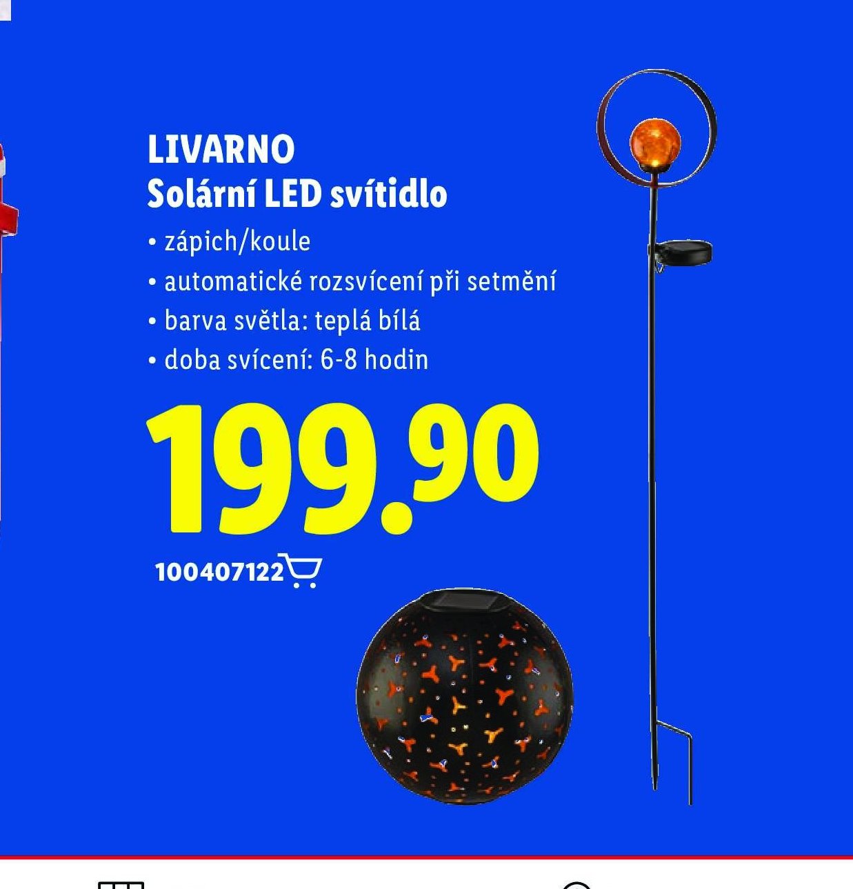 LIVARNO Solární LED svítidlo