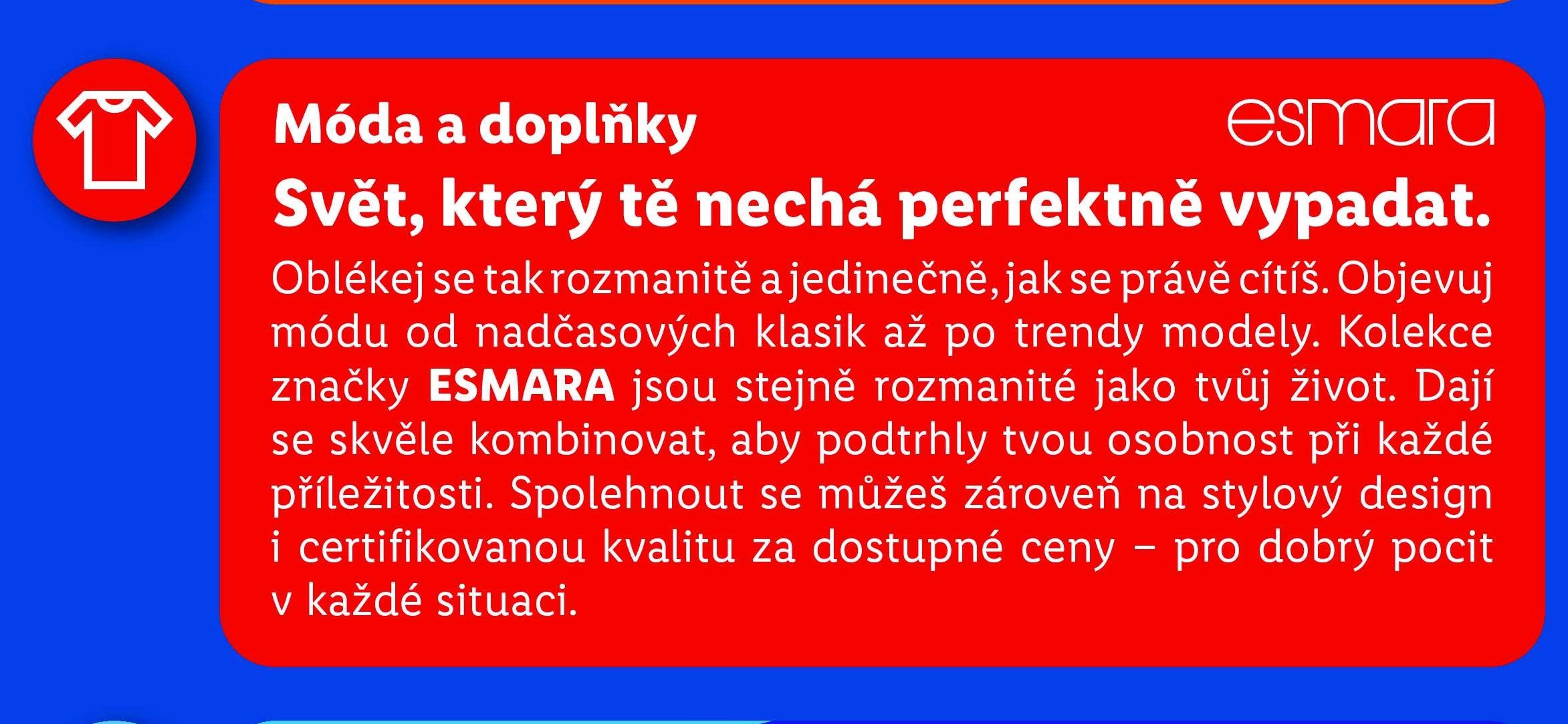 Móda a doplňky, esmara