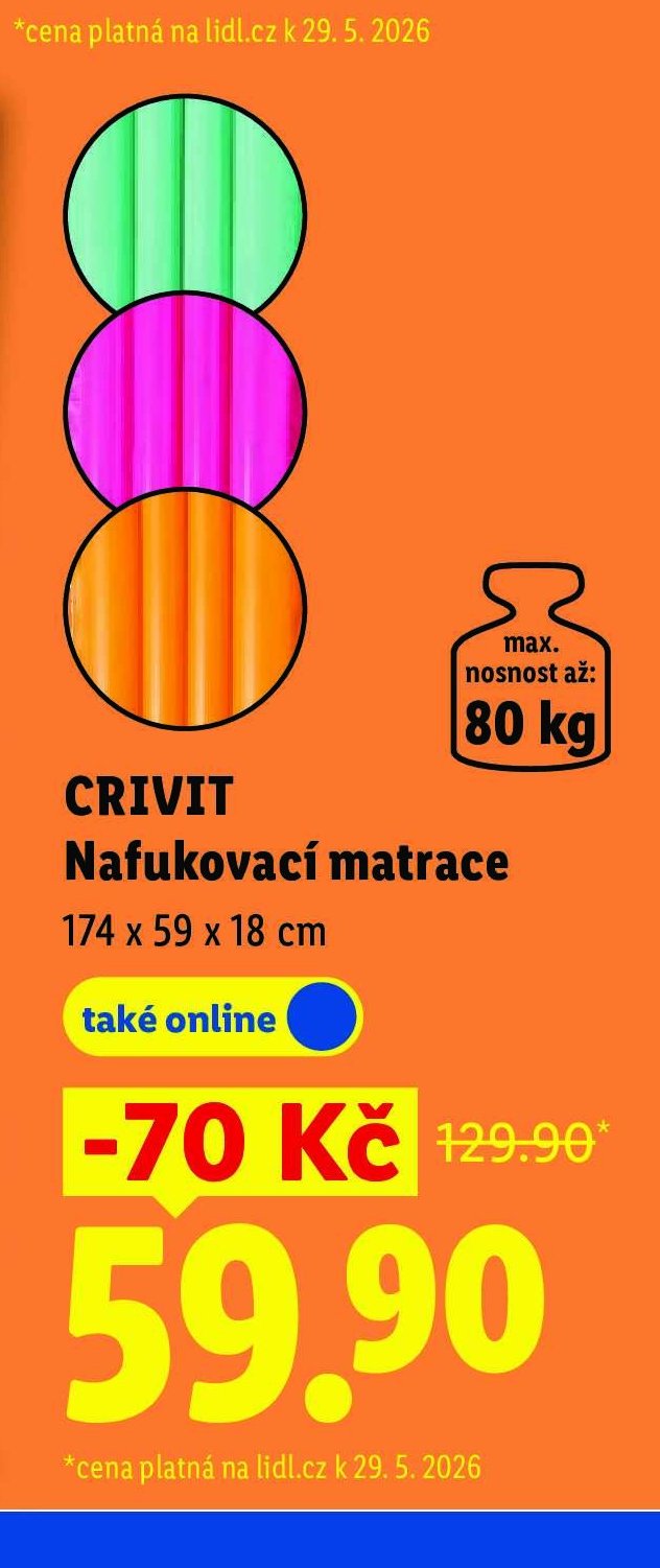 CRIVIT Nafukovací matrace