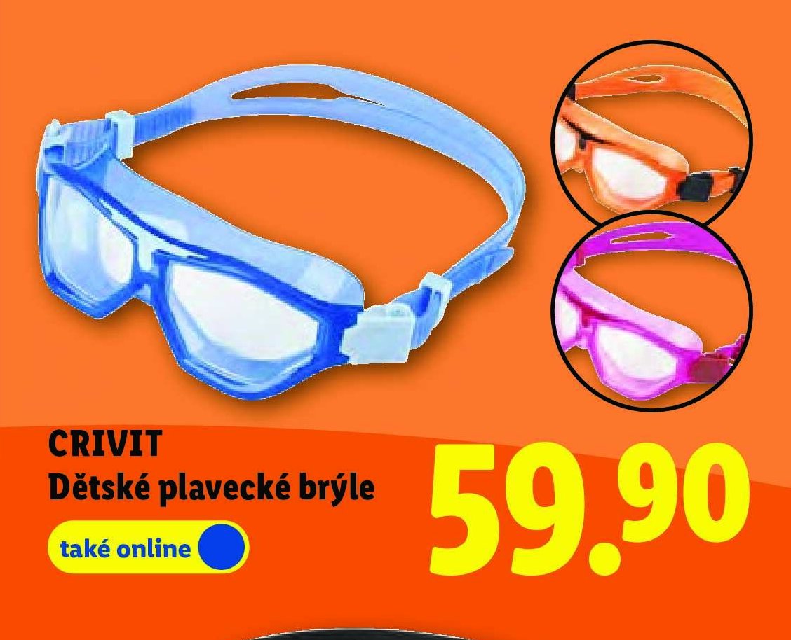 CRIVIT Dětské plavecké brýle