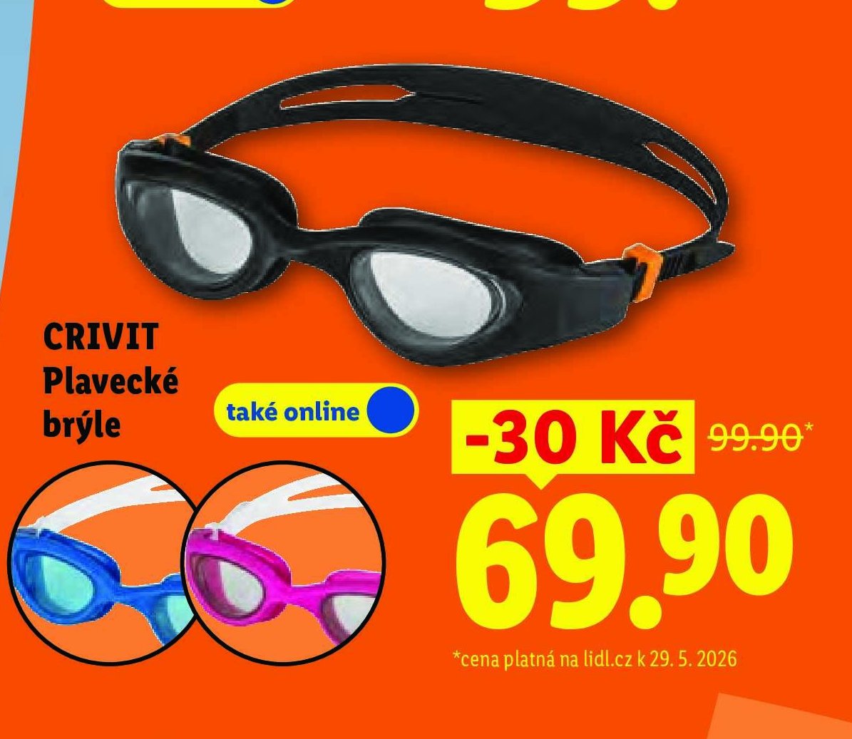 CRIVIT Plavecké brýle