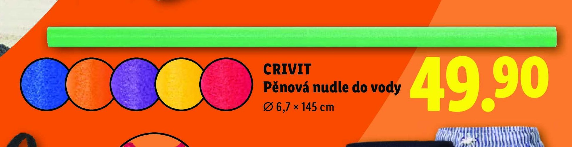 CRIVIT Pěnová nudle do vody