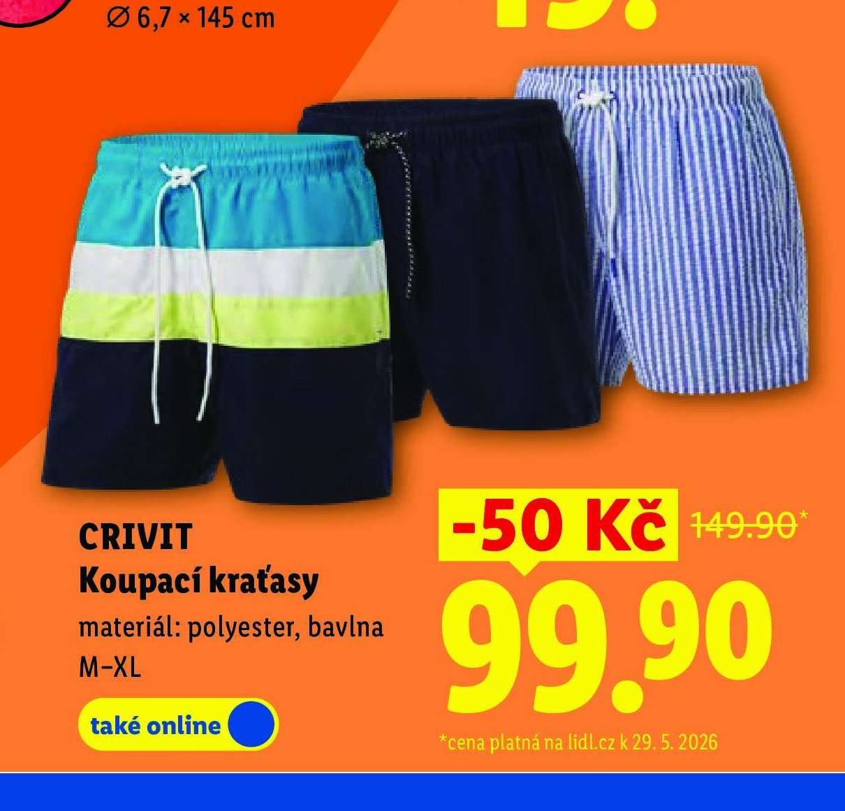 CRIVIT Koupací kraťasy