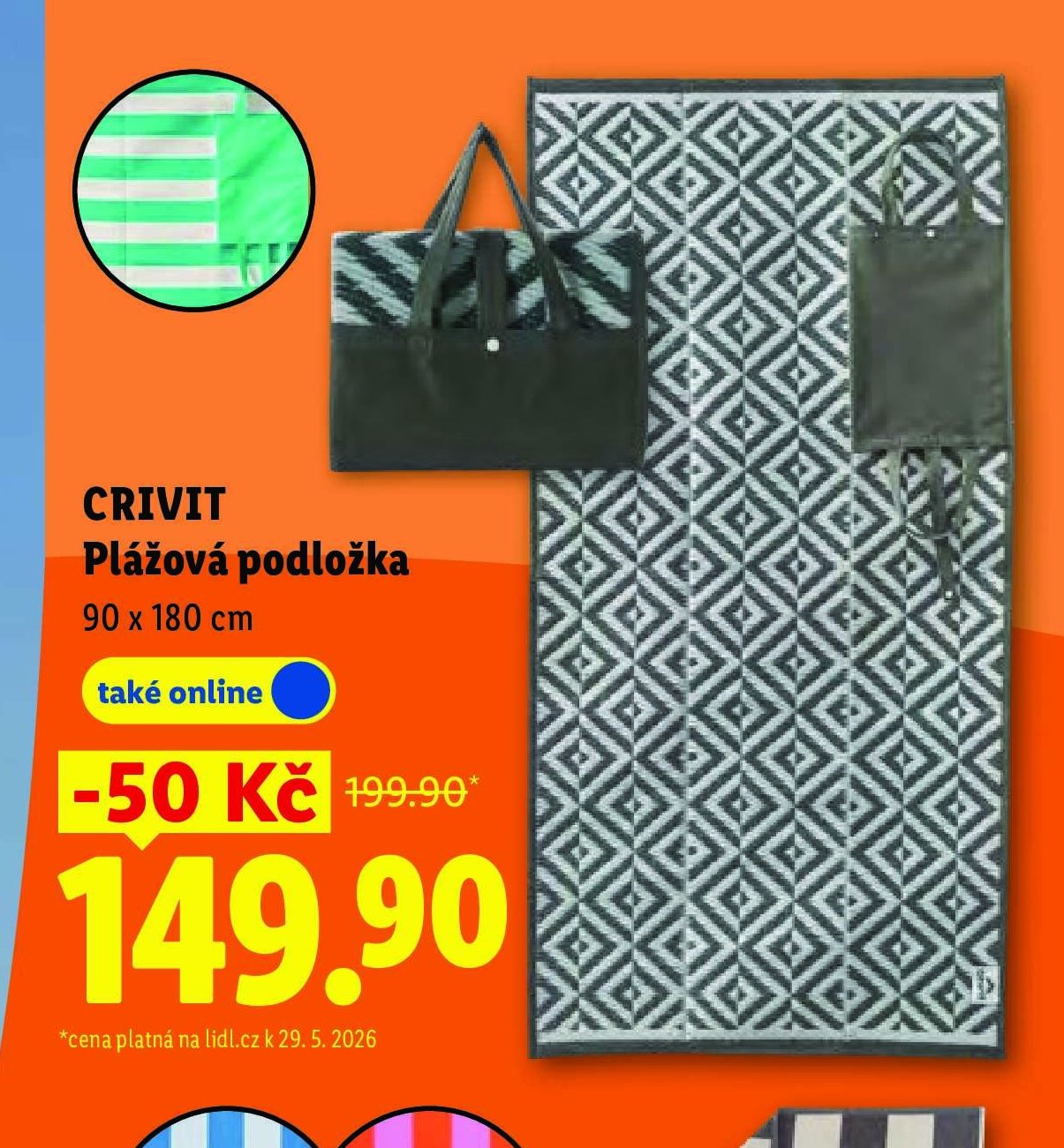 CRIVIT Plážová podložka