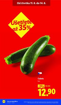akční leták Lidl 11.6.2026-14.6.2026
