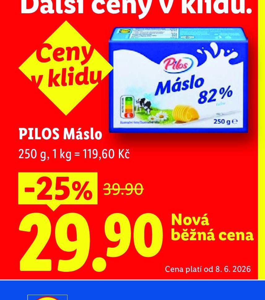 PILOS Máslo