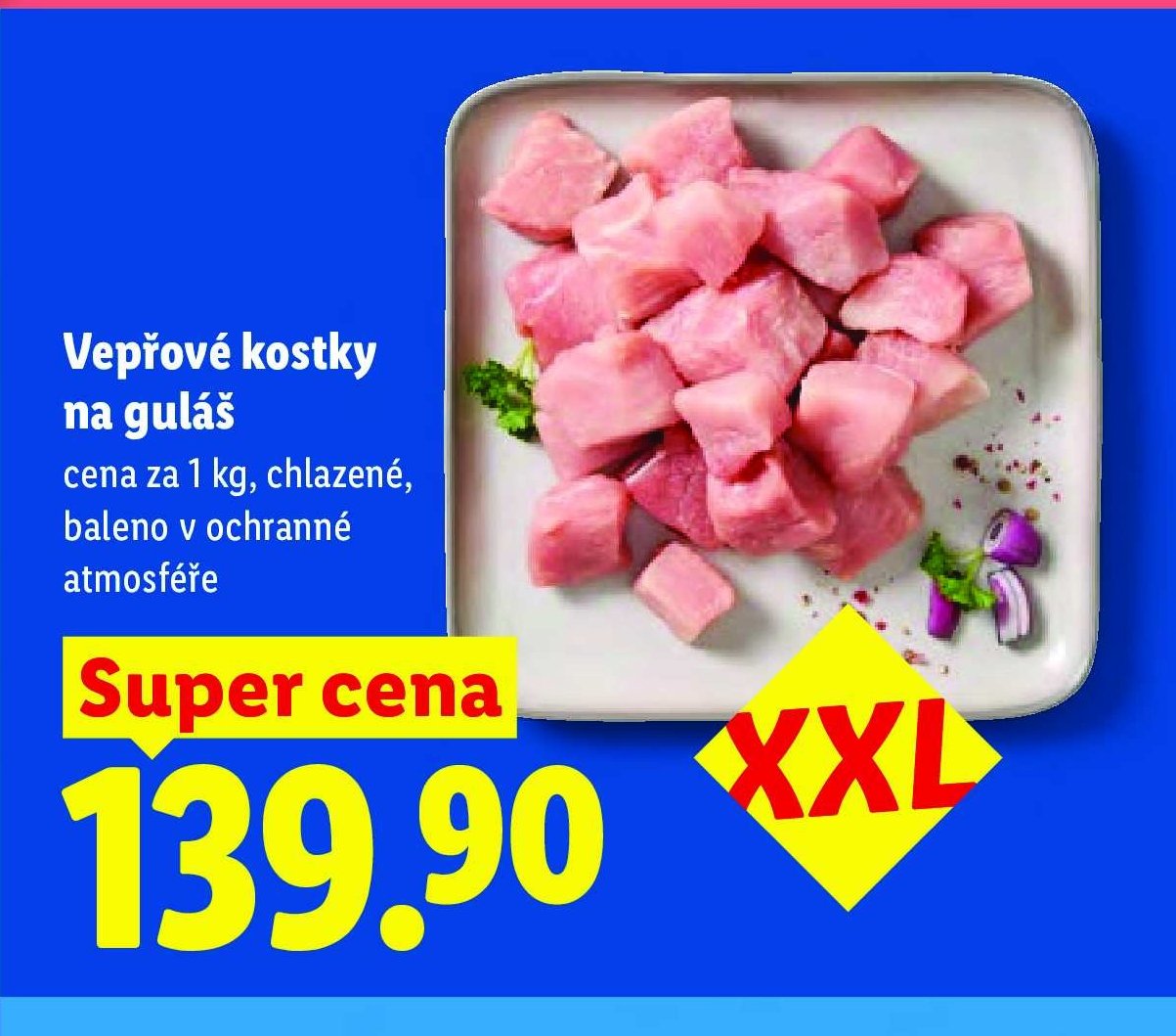 Vepřové kostky na guláš