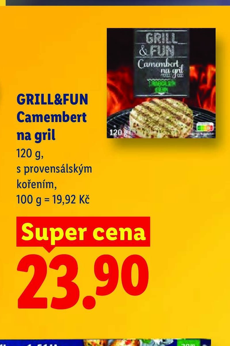 GRILL&FUN Camembert na gril