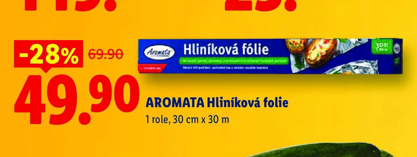 AROMATA Hliníková fólie