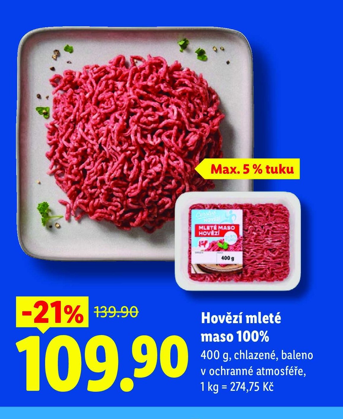 Hovězí mleté maso 100%