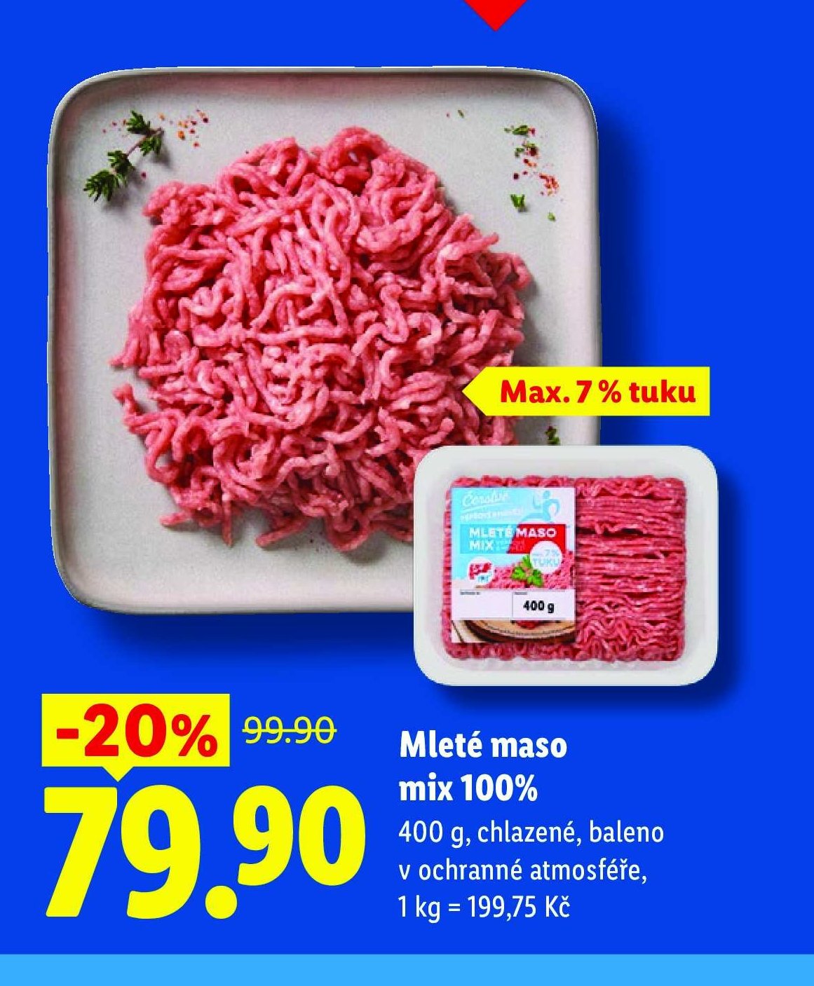 Mleté maso mix 100%