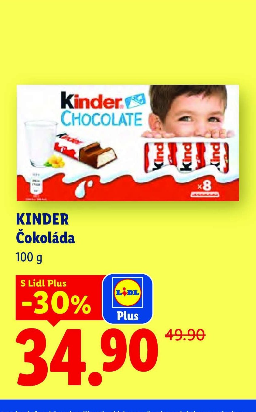 KINDER Čokoláda
