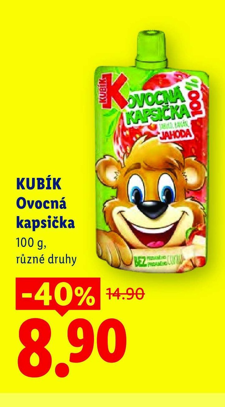 KUBÍK Ovocná kapsička