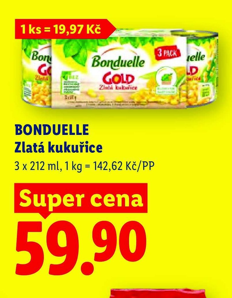 BONDUELLE Zlatá kukuřice