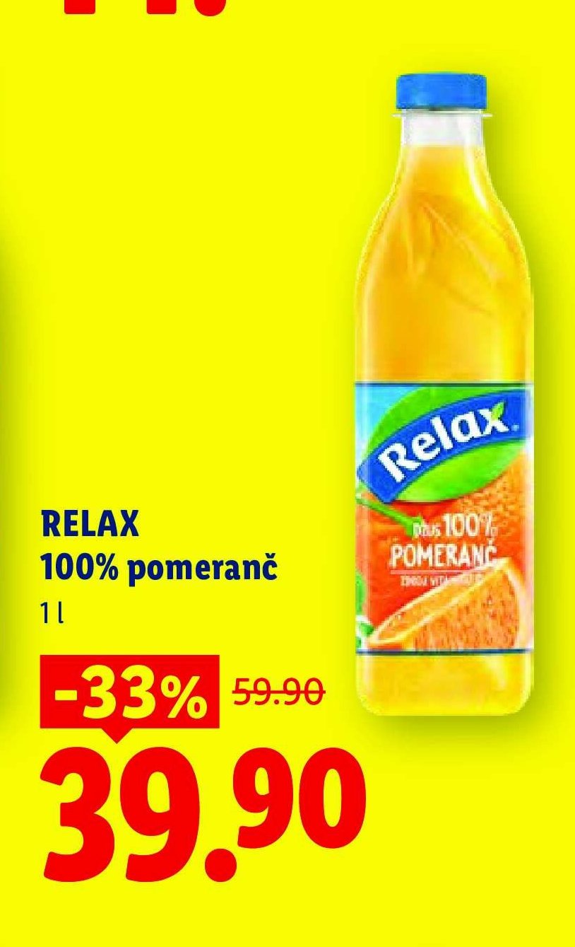 RELAX 100% pomeranč