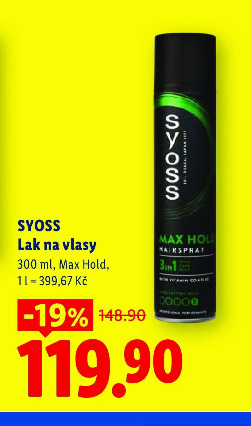SYOSS Lak na vlasy