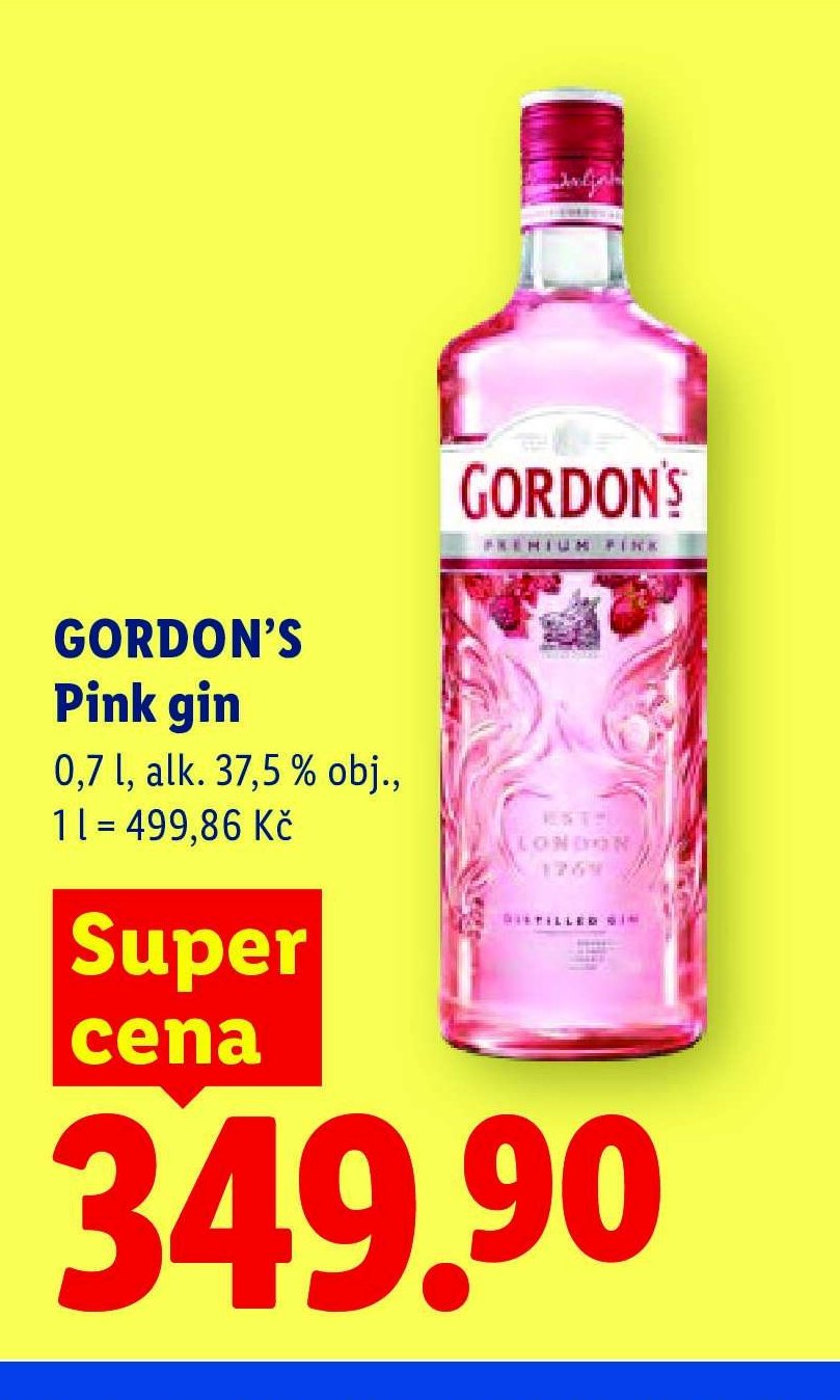 GORDON'S Pink gin
