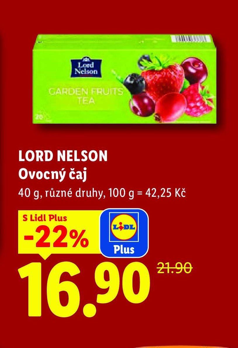LORD NELSON Ovocný čaj