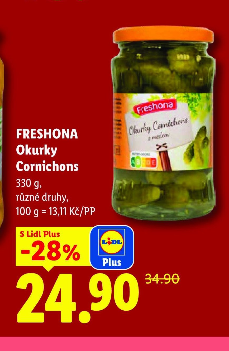 FRESHONA Okurky Cornichons