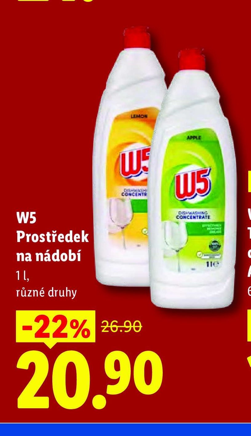 W5 Prostředek na nádobí