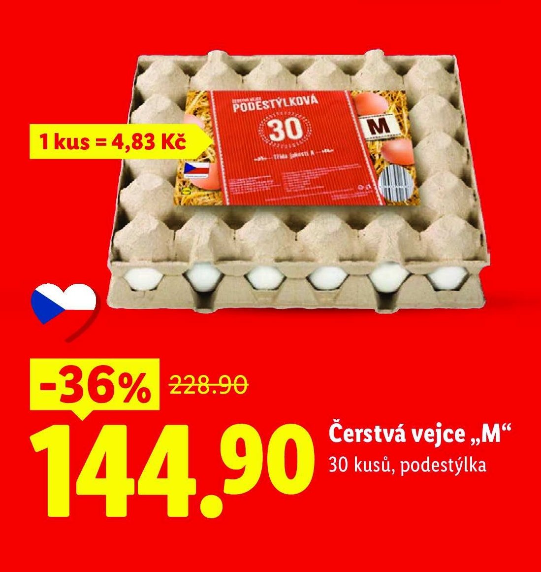 Čerstvá vejce „M“