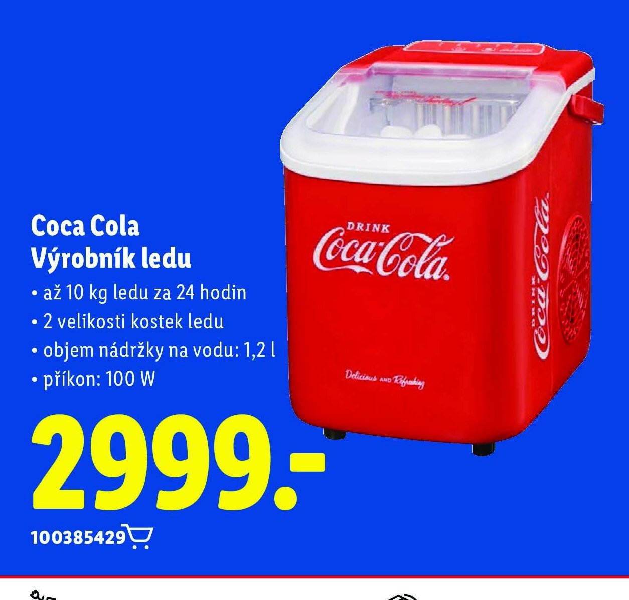 Coca Cola Výrobník ledu