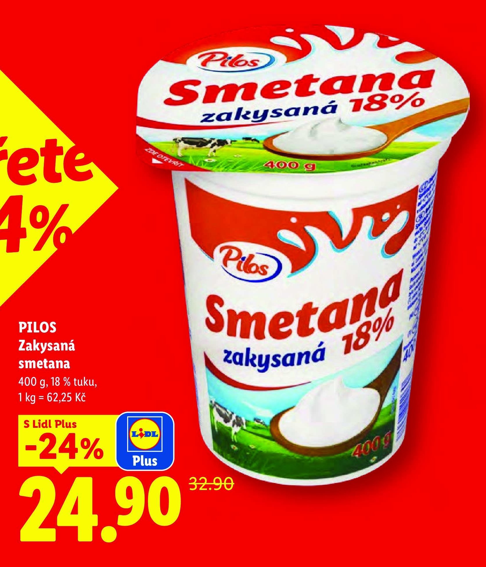 Pilos Zakysaná smetana 400 g