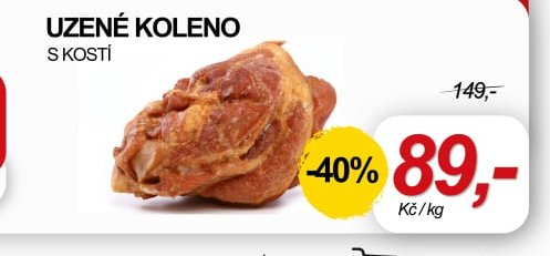 Uzené koleno s kostí