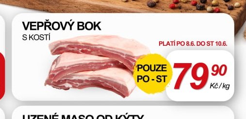 Vepřový bok s kostí