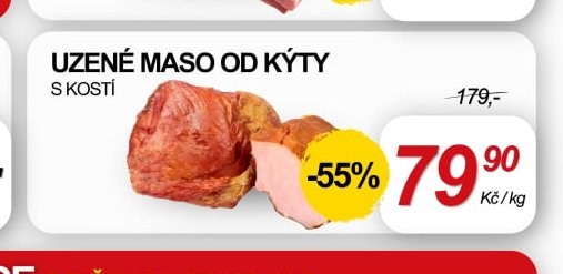Uzené maso od kýty s kostí