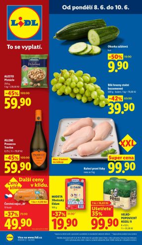 akční leták Lidl 8.6.2026-10.6.2026
