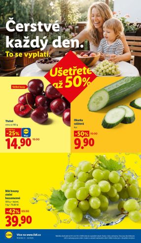 akční leták Lidl 8.6.2026-10.6.2026
