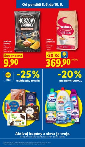 akční leták Lidl 8.6.2026-10.6.2026