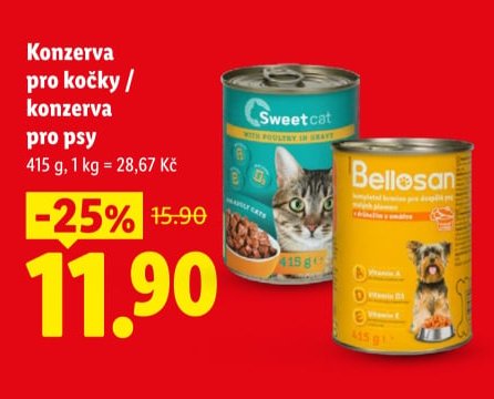 Konzerva pro kočky / pro psy 415 g