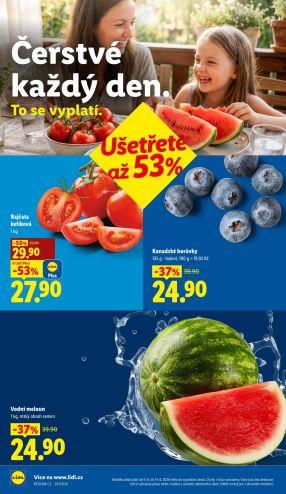akční leták Lidl 11.6.2026-14.6.2026